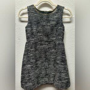 H&M Black and White Textured Kids Dress